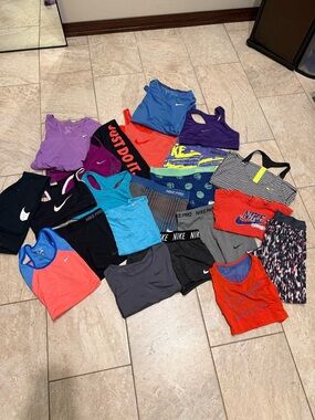 Nike lot' Variety Pack - Purple, Blue, Teal, Red, Black, Gray, Orange